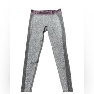 Gymshark Flex Legging Gray and Pink Size Size Medium